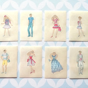80s Vintage Mattel Panini 1989 Stickers for the album insert