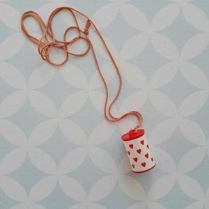 80s Vintage Quote Japan red cased eraser hearts