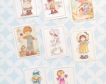 90s Vintage Sarah Kay John Sands Greetings Stickline Stickers to choose 68 69 70 73 77 78 79 84