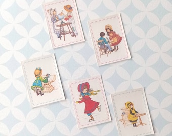 80s Vintage Roth International Panini Miss Petticoat Stickers to choose