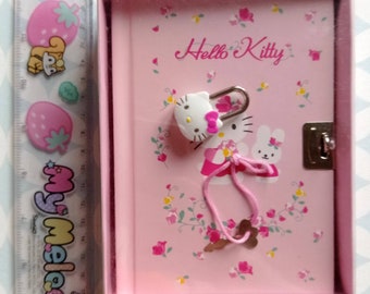 サンリオ♡キティ 海外限定 お座り ダイカットメモ 2005年