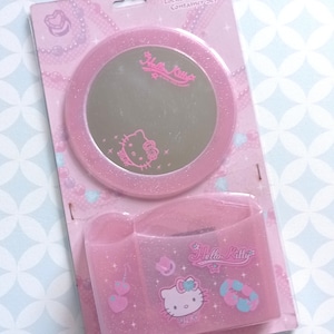 Joli accessoire d'ornement suspendu miroir de voiture Hello Kitty (rose)