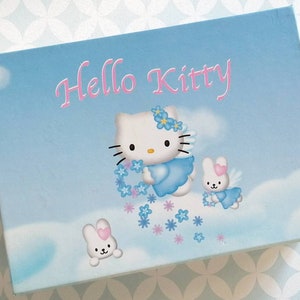 Vintage Sanrio 2003 Hello Kitty Angel Stationery Box for Writing
