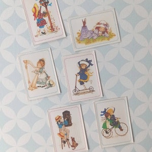 80s Vintage Roth International Panini Miss Petticoat Stickers to choose