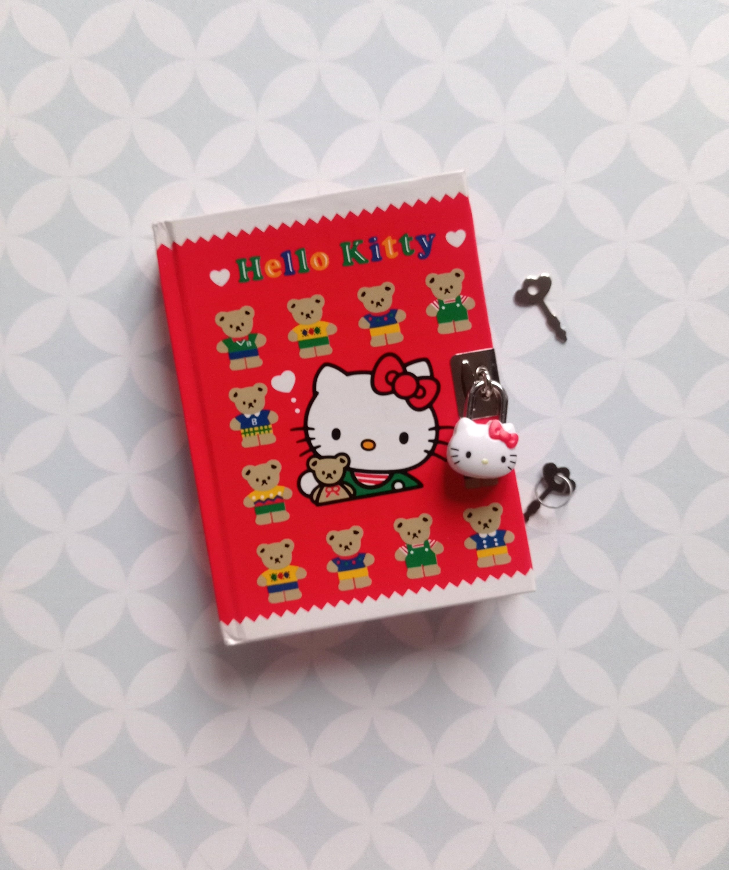 Vintage Sanrio 1993 Hello Kitty Diary Personal Notebook With