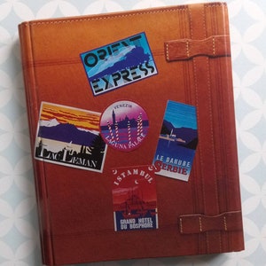 80s Vintage Stationery Writing Set Letter Set Orient Express GPV France