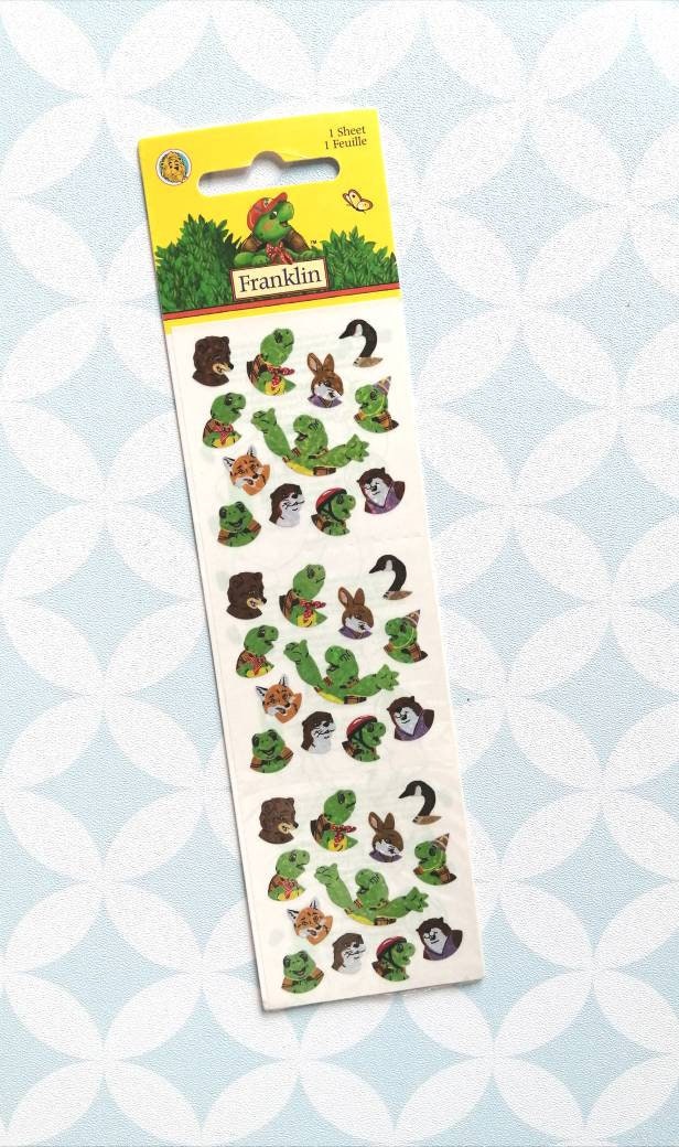 Vintage 90S Sandylion Mini Stickers Franklin Set Of 36 Units