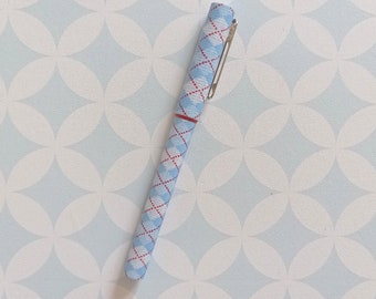 80s Vintage Stypen Style blue plastic Fountain Pen NEW