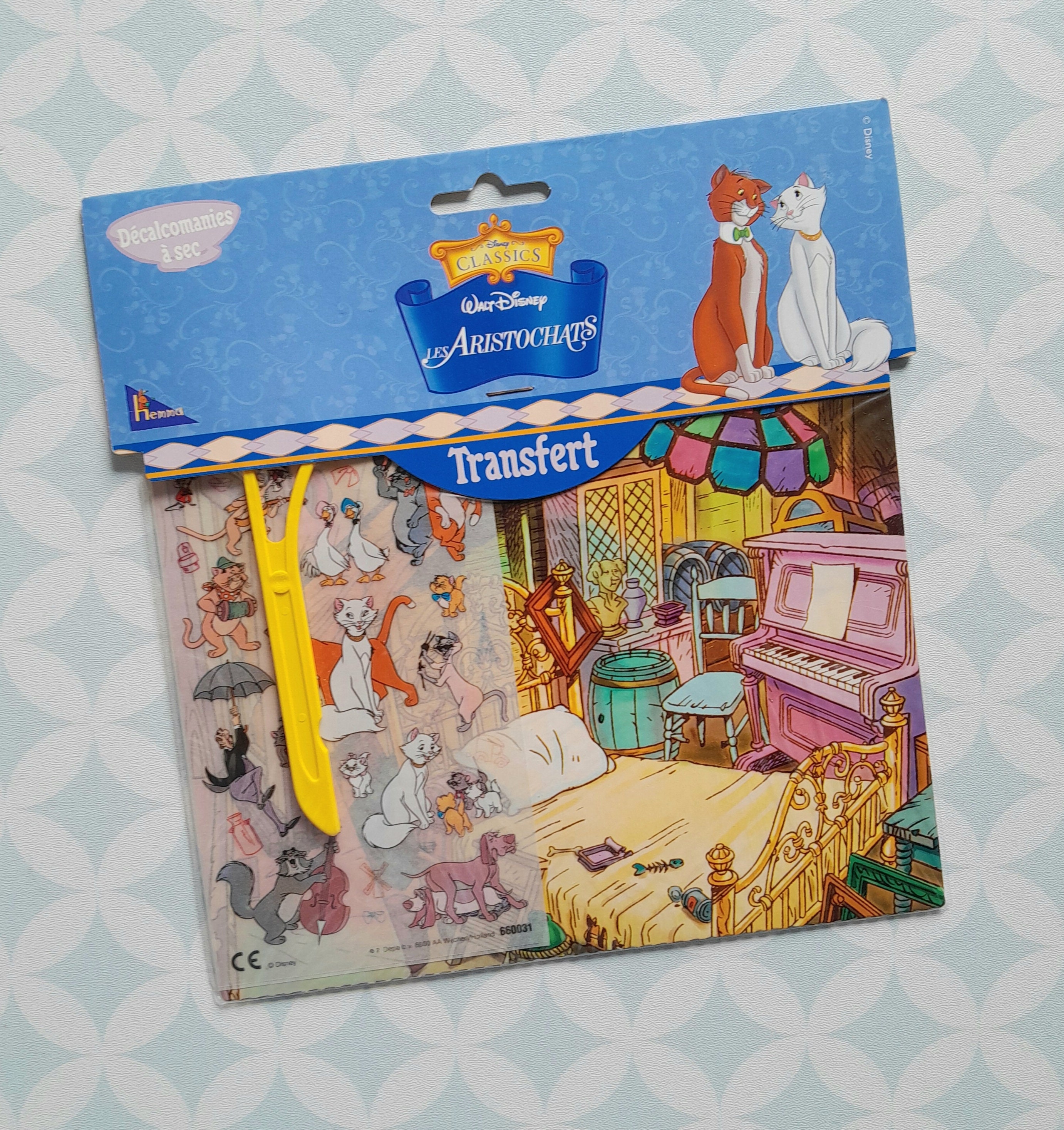 90s Vintage Hemma Disney ARISTOCATS Panorama Rub Down Transfers Pressers  Decals - Etsy Finland