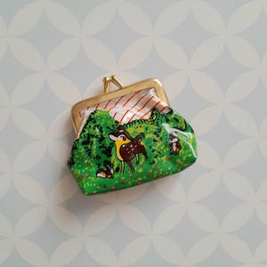 80s Vintage vinyl plastic coin purse NEW