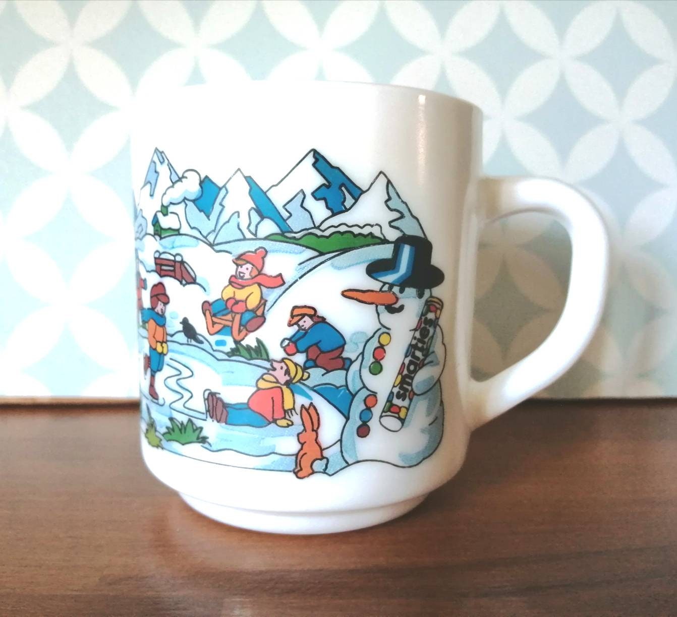 80S Vintage Arcopal Mug Smarties