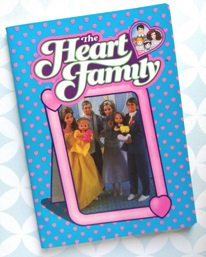 80S Vintage Mattel Barbie The Heart Family Notebook