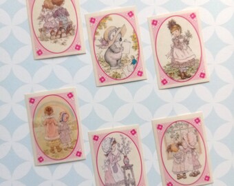 90s Vintage Sarah Kay John Sands Greetings Stickline Stickers to choose number E17 E18 E19 E20 E21 E22