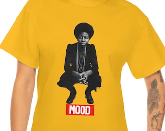 Nina Simone Unisex Cotton shirt| Black History shirt| Activist Shirt| Vintage shirt| Gifts For Him| Gifts For Her| African American Singer