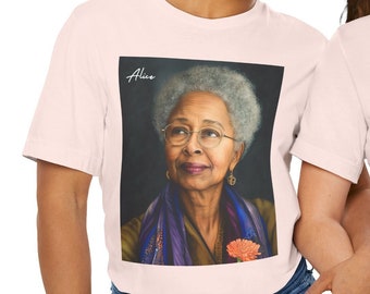 Alice Walker Tribute Unisex Jersey Shirt| Black History shirt| Activist Shirt| Vintage shirt| Gifts For Her| African American Novelist, Poet