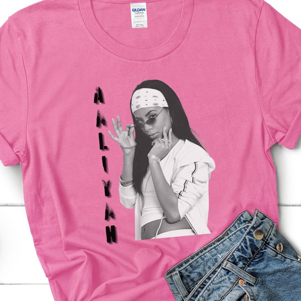 Aaliyah Graphic T-Shirt Unisex| Princess of R&B Shirt Retro 90s| Aaliyah Fans Gift| Aaliyah Vintage Shirt| Y2K Fashion| Gift For Music Fan