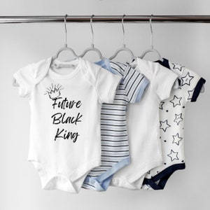 Future Black King Infant Bodysuit| African American Baby Onesie| Black Baby Onesie| Baby Shower Gift| Gifts for Baby Boy|Gifts for Baby Girl