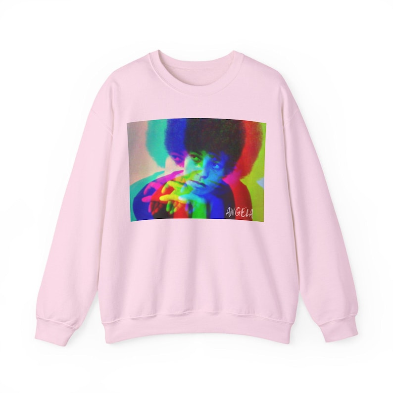 Political Activist Angela Davis Unisex Crewneck Sweatshirt| Protest Shirt| Civil Rights Shirt| Feminist Shirt| Black History Month image 5