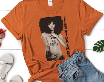 Erykah Badu Graphic T-Shirt/ Sweatshirt Unisex| Baduizm Shirt Retro 90s| Erykah Badu Fans Gift| Erykah Badu Vintage Shirt| R&B Music Shirt|