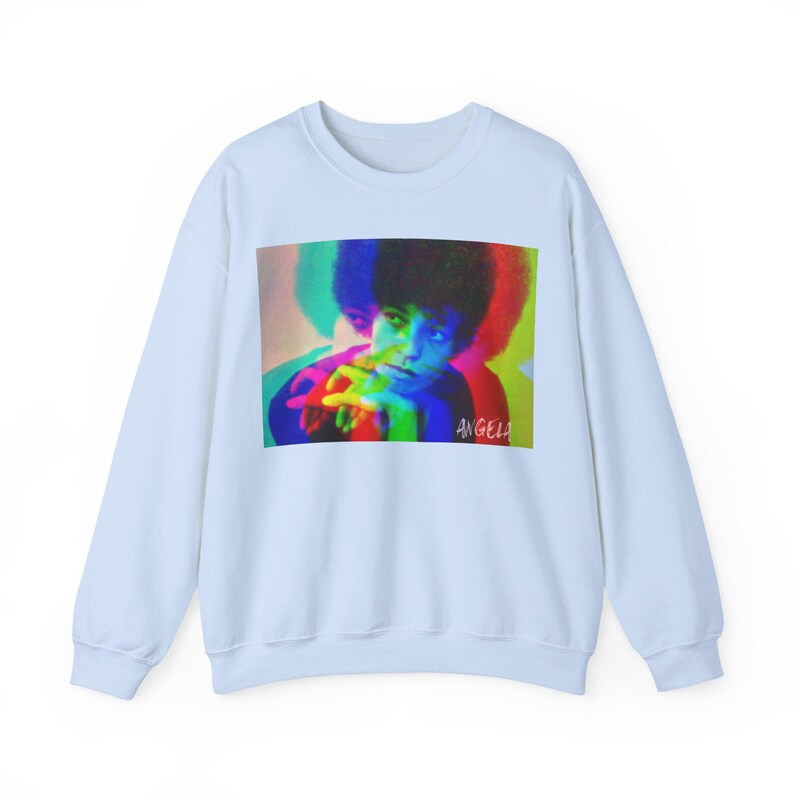 Political Activist Angela Davis Unisex Crewneck Sweatshirt| Protest Shirt| Civil Rights Shirt| Feminist Shirt| Black History Month image 4
