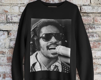 Stevie Wonder Crewneck Sweatshirt | Soul Music Fan Gift