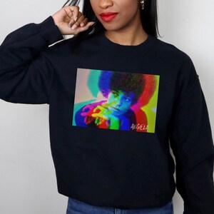 Political Activist Angela Davis Unisex Crewneck Sweatshirt| Protest Shirt| Civil Rights Shirt| Feminist Shirt| Black History Month image 1