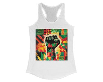 Juneteenth Womens Ideal Racerback Tank top| Freeish Shirt| Black History Shirt| Black Culture Shirts| Black Lives Matter Shirt| Civil Rights