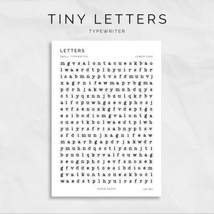 Tiny Letter Stickers -  Canada