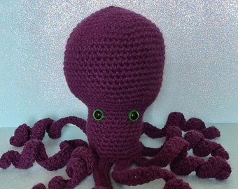 Handmade crochet octopus gift