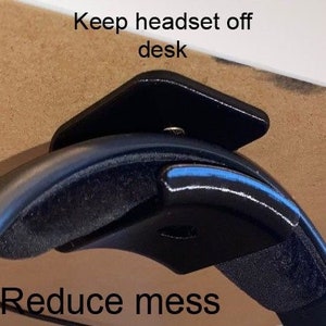 Under Desk Headphone Hanger Mount Holder