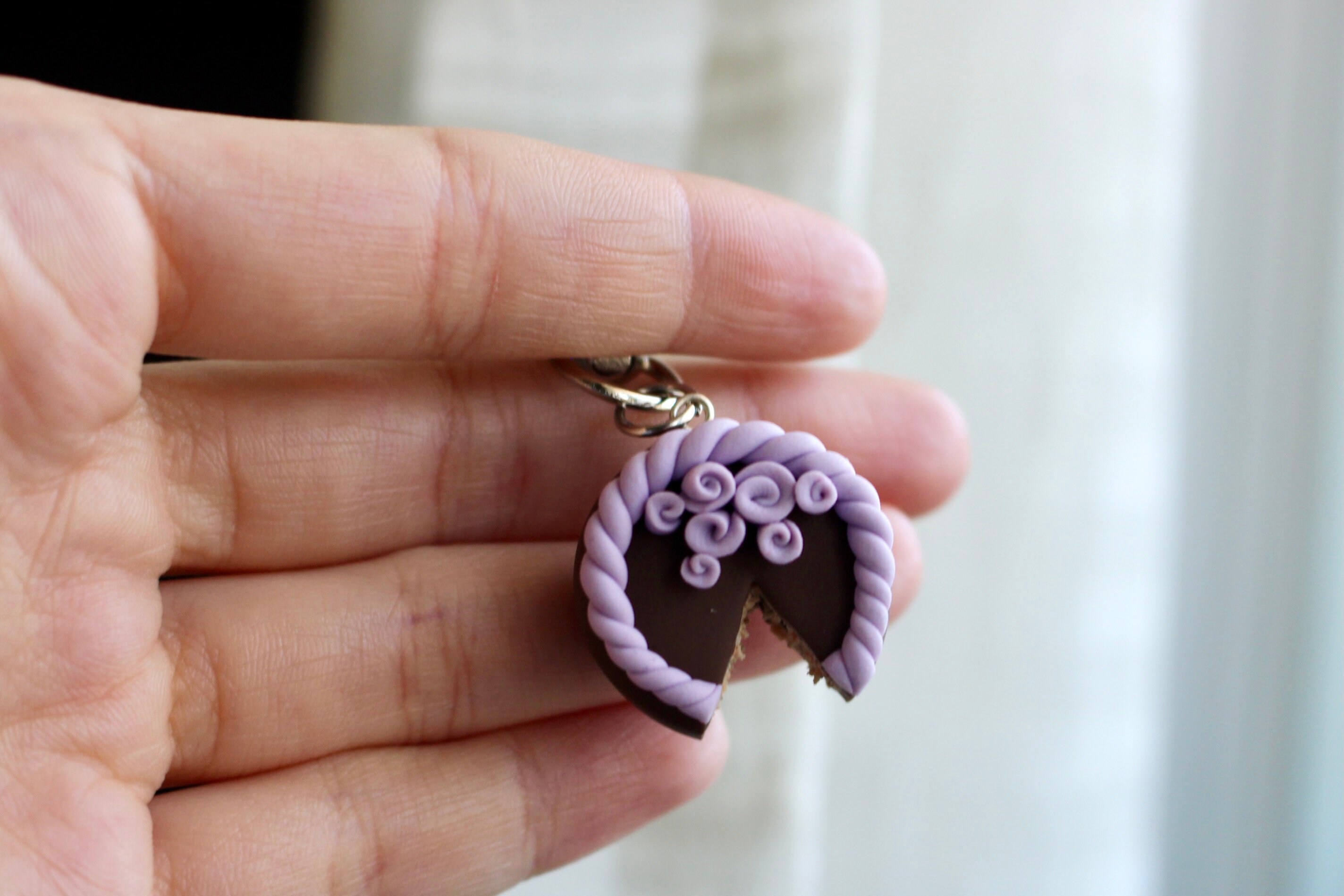 Cake Keychain Polymer Clay Keychain Etsy