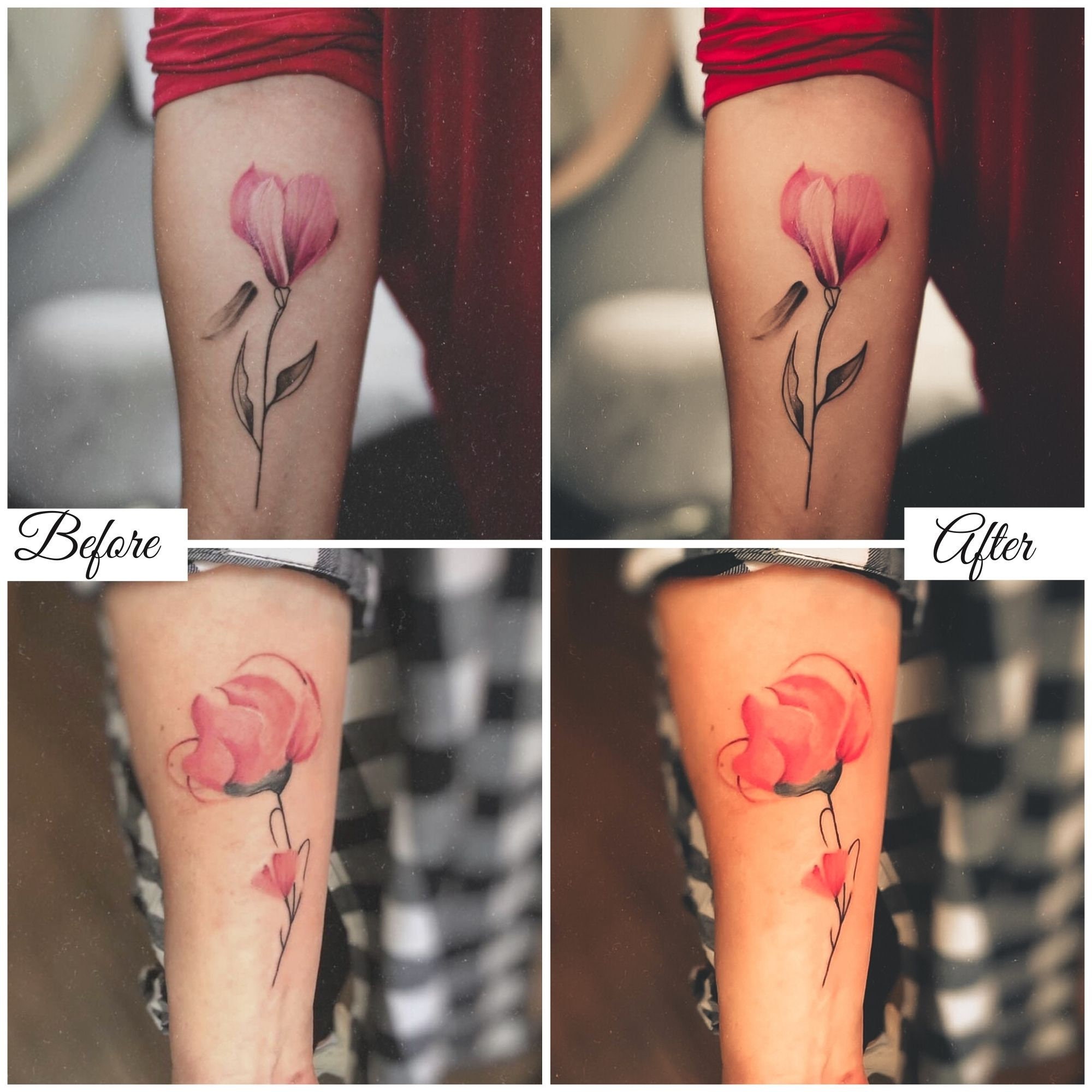 5 TATTOO ART Lightroom Preset Tattoo Realistic Presets Etsy