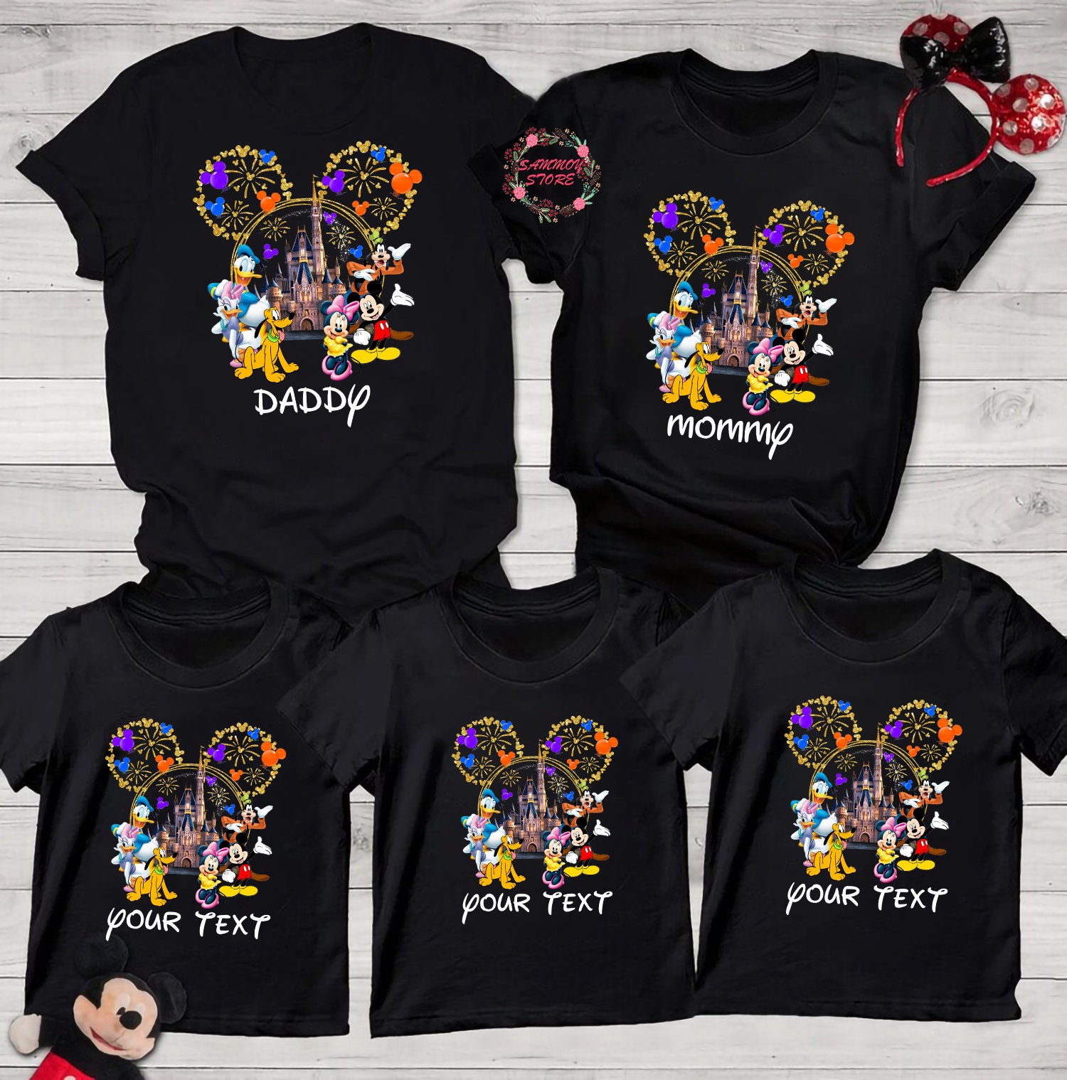 Discover Personalized Disney Family Shirt, Disney Mickey Minnie Shirt, Disneyworld Shirt