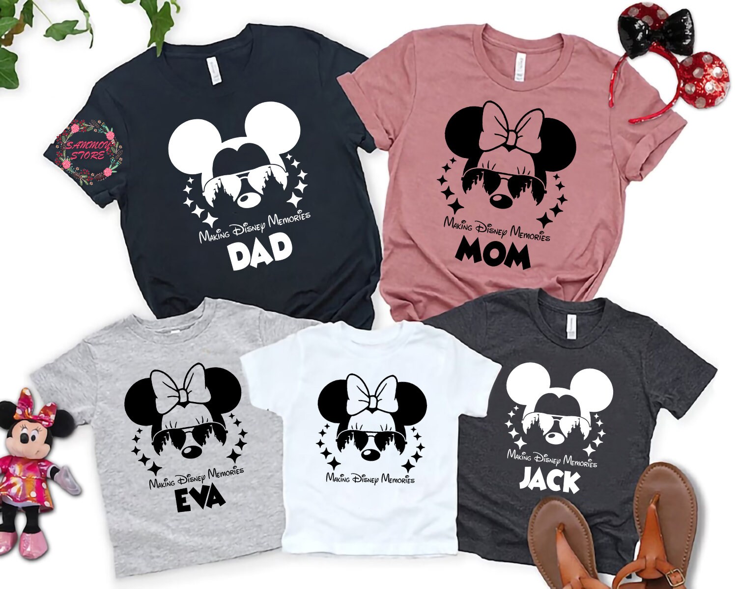 Custom Disney Family Shirt, Custom Making Family Memories Shirt sold by ...