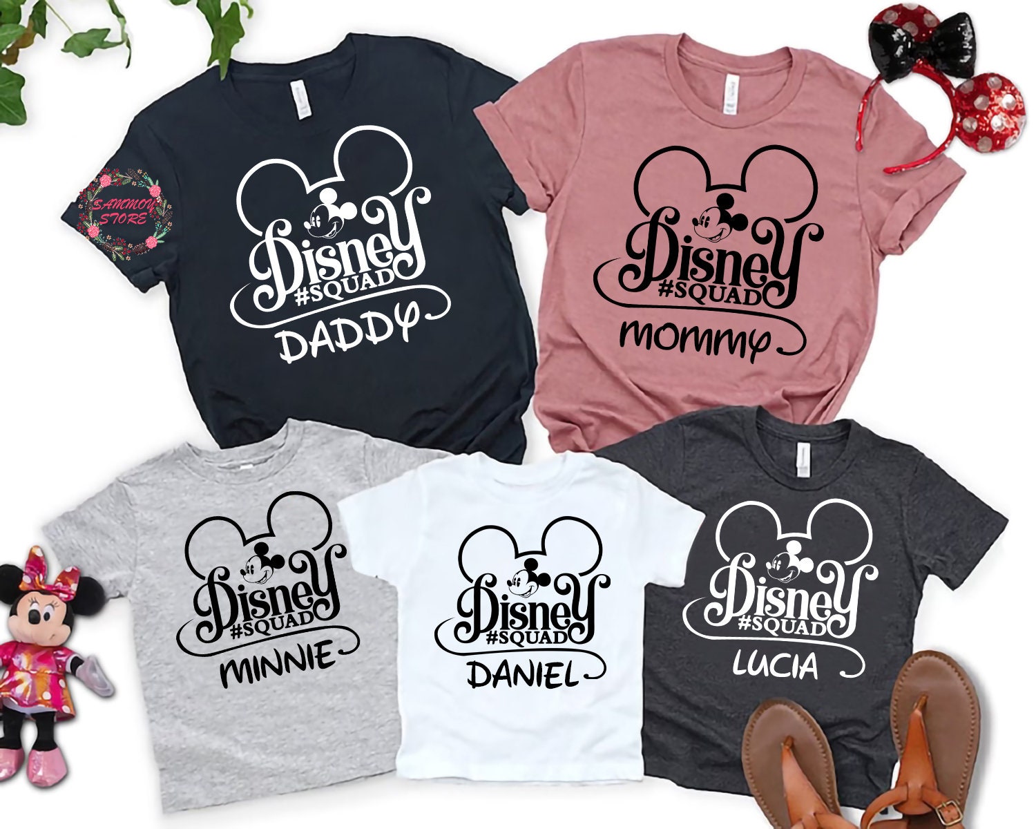 dri fit disney family shirts