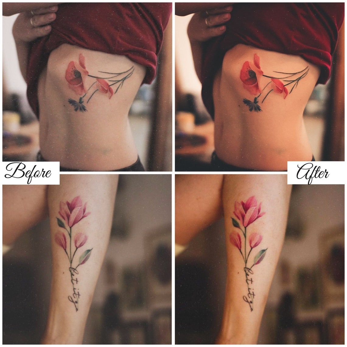 5 TATTOO ART Lightroom Preset Tattoo Realistic Presets Etsy