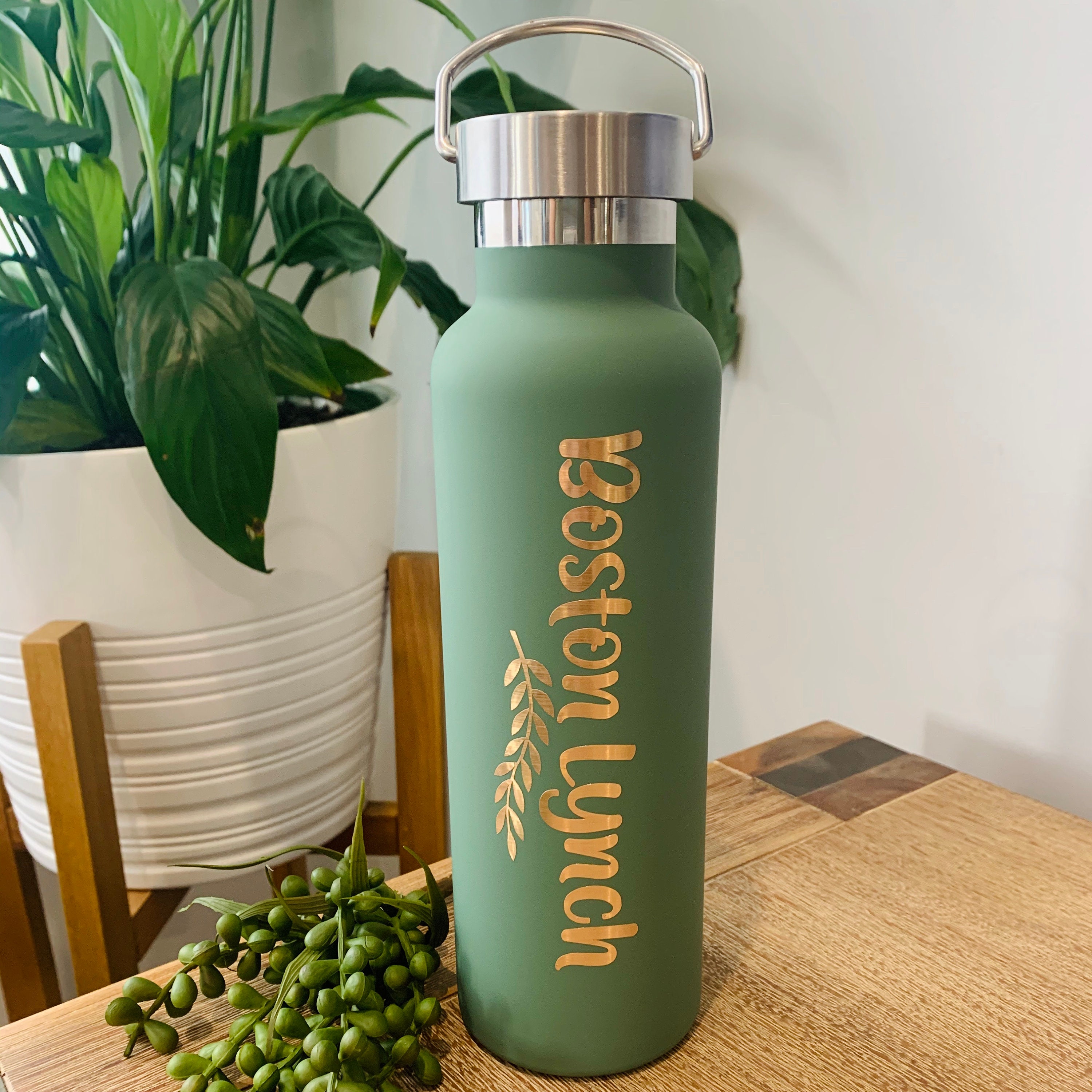 600ml Personalised Insulated Drink Bottle Etsy Australia