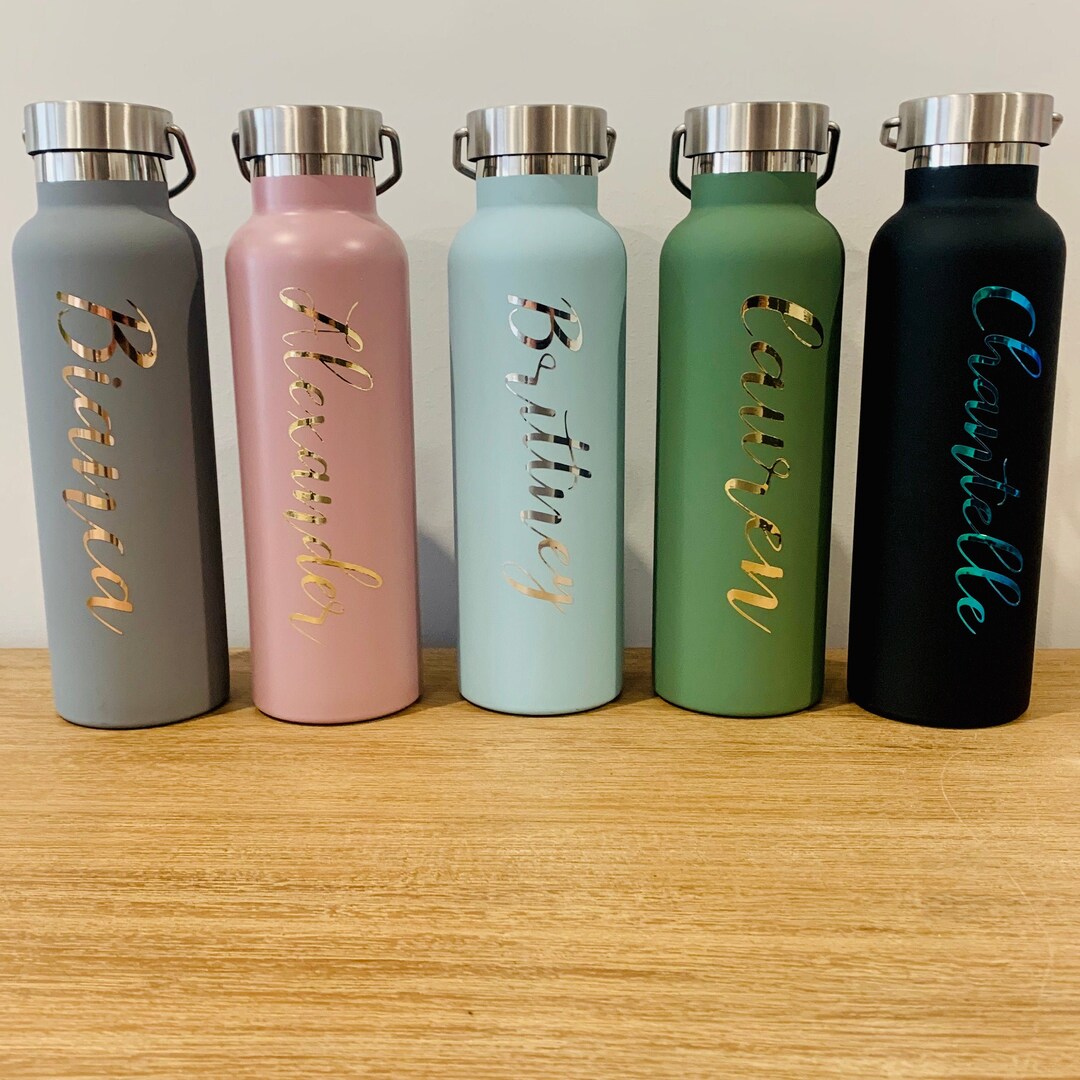 600ml Personalised Insulated Drink Bottle Etsy