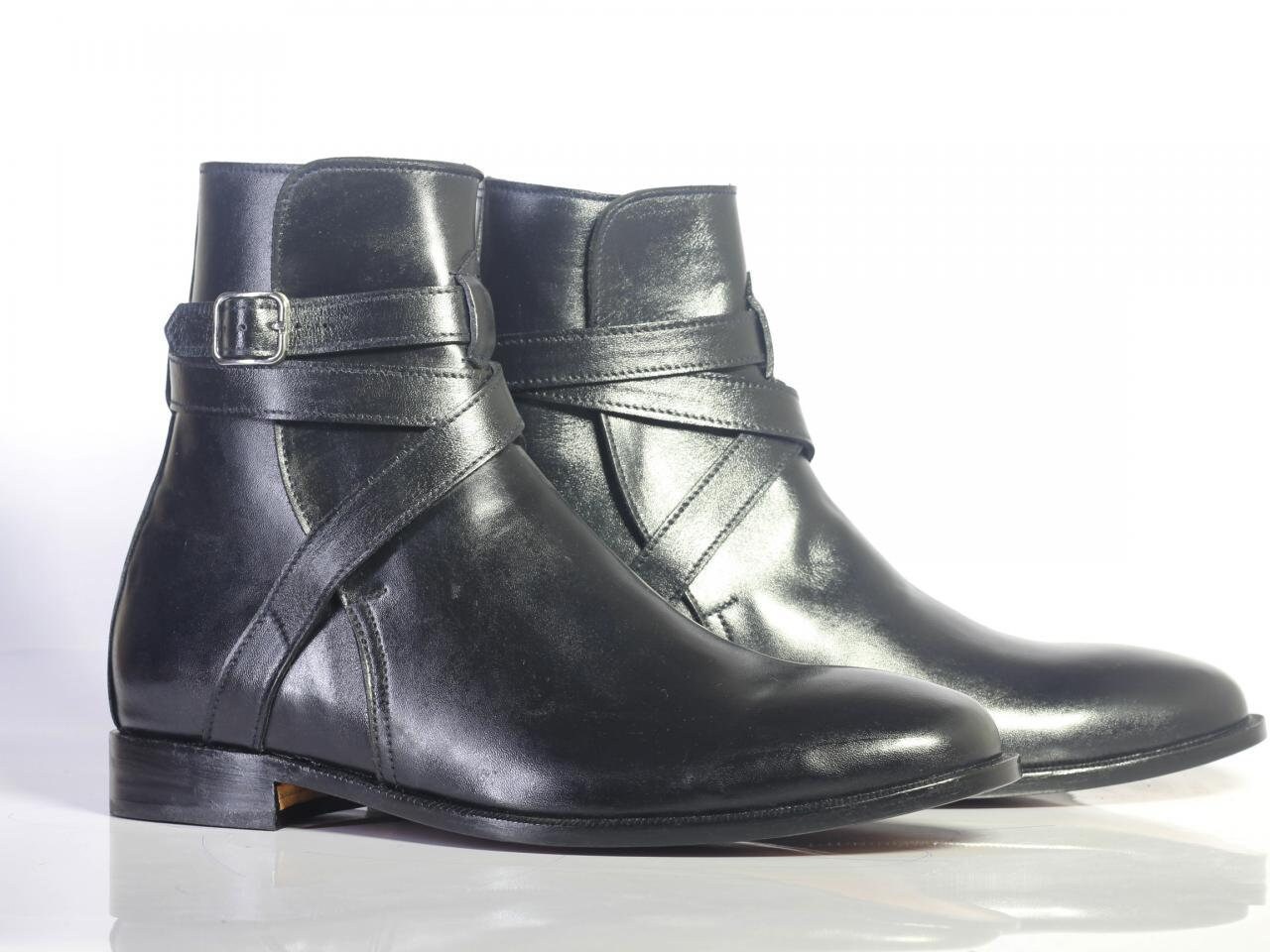 mens leather ankle boots uk