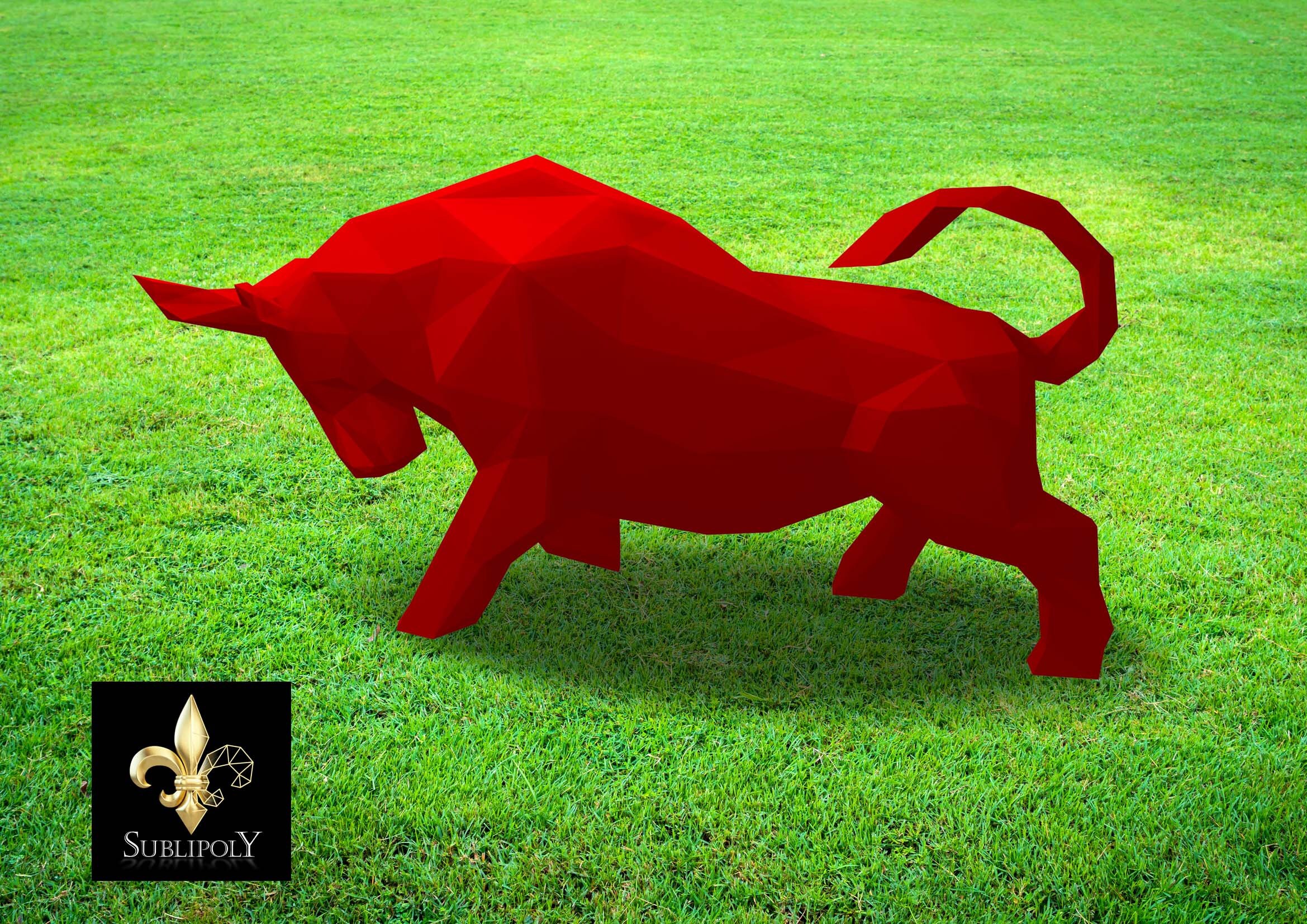 Bull Papercraft Bull Low Poly Papercraft Papercraft 3 vrogue.co