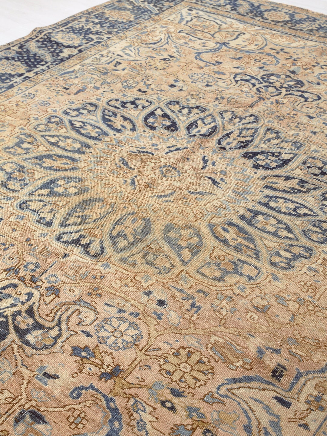 Large Wool Rugs Top View Large Handwoven Wool Rug, Antique Tribal Design, 8x11.8 Ft - Etsy