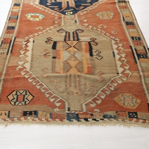 Anatolian Kars Runner, Turkish Vintage Runner, Anatolian Runner Rug, 80 years old Turkish Rug, Runner Rug, Kitchen Runner, Runner Carpet