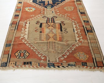 Anatolian Kars Runner, Turkish Vintage Runner, Anatolian Runner Rug, 80 years old Turkish Rug, Runner Rug, Kitchen Runner, Runner Carpet