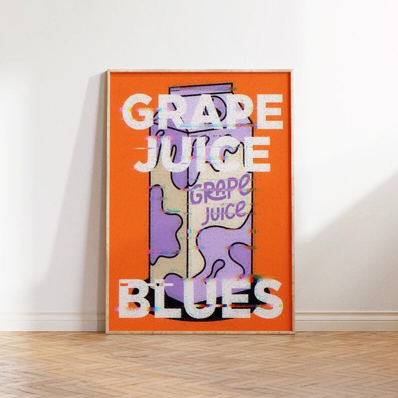 Grape Juice Harry Styles Merch Harrys House Lyric Art Etsy UK