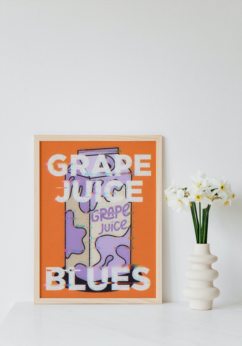 Grape Juice Harry Styles Merch Harrys House Lyric Art Etsy