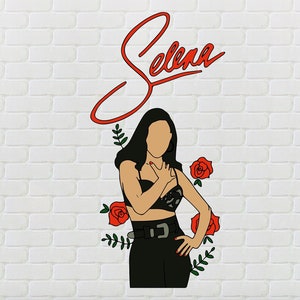 Selena Quintanilla, Afro Queen Svg, Selena svg, selena layered files, Selena Roses svg, selena Quintanilla svg for cricut, selena png