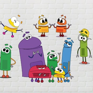 Bundle Storybots SVG, Storybots svg, Storybots PNG, Storybots for cricut, Storybots cut Layered files, Storybots birthday svg, cut files