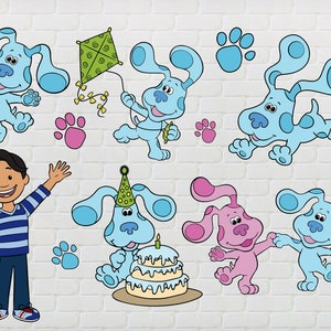 Blue's Clues SVG PNG, Blues Clues and You SVG, Blue's Clues svg, camisa de pistas de blues svg, cachorros, cachorro azul, pistas de blues rosa, Blue's Clues