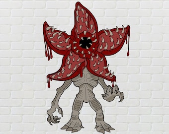 monstruo, monstruo svg, ogro, ogro svg, canción "Corriendo por esa colina" svg, The Mind Flayer svg, Friends Don't Lie svg, Halloween 2023, horror svg