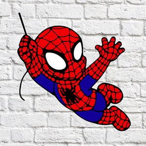 Spider-Man Svg, Spiderman Clipart, Avengers svg, Little Spiderman, svg files for cricut, Spiderman Silhouette svg, Avengers svg, Baby Spider
